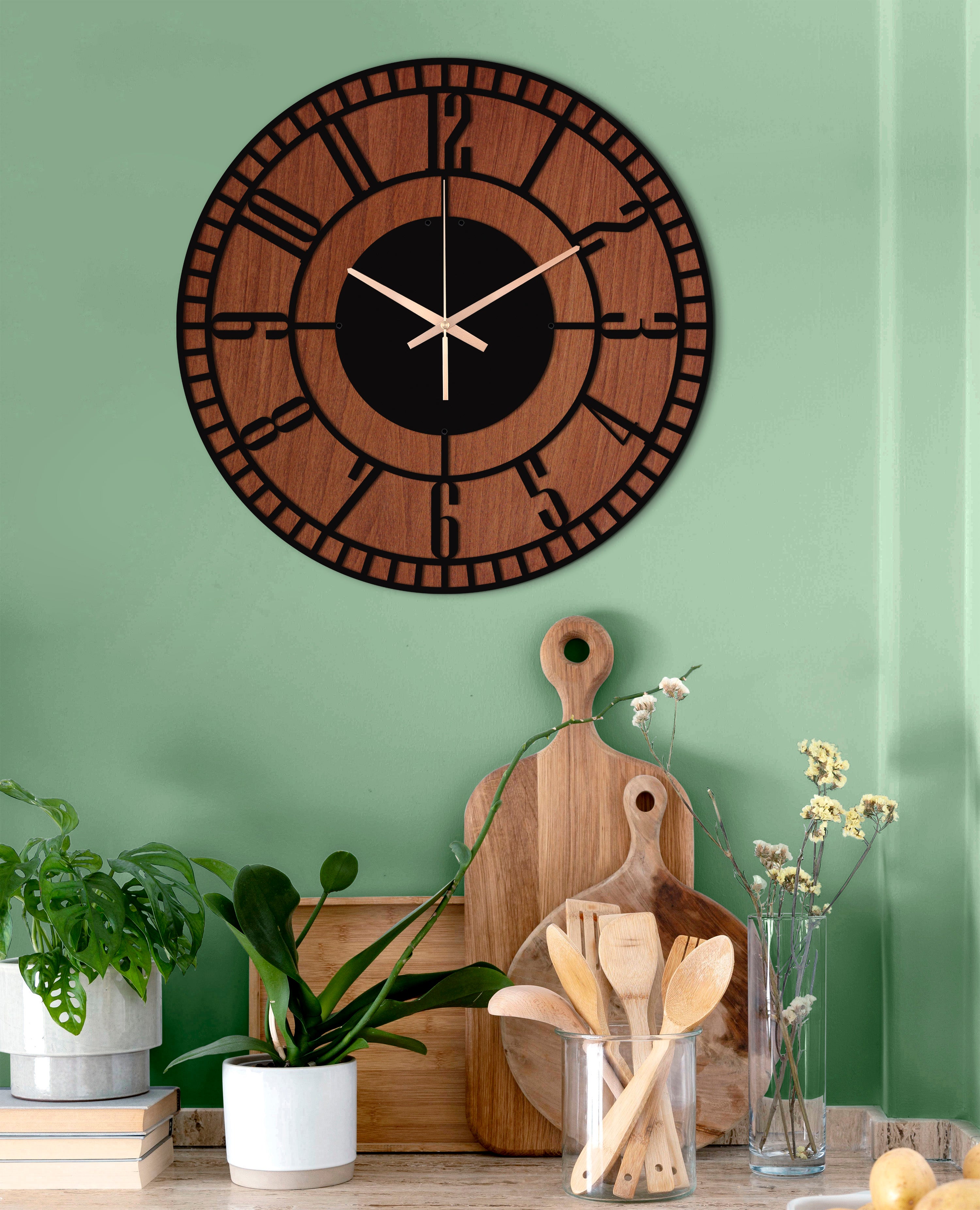 Large Metal Wall Clock, Wooden Wall Clock, Unique Wall Clock, Black Wall Clock, Small Wall Clock, Oversized Wall Clock, Clocks For Wall