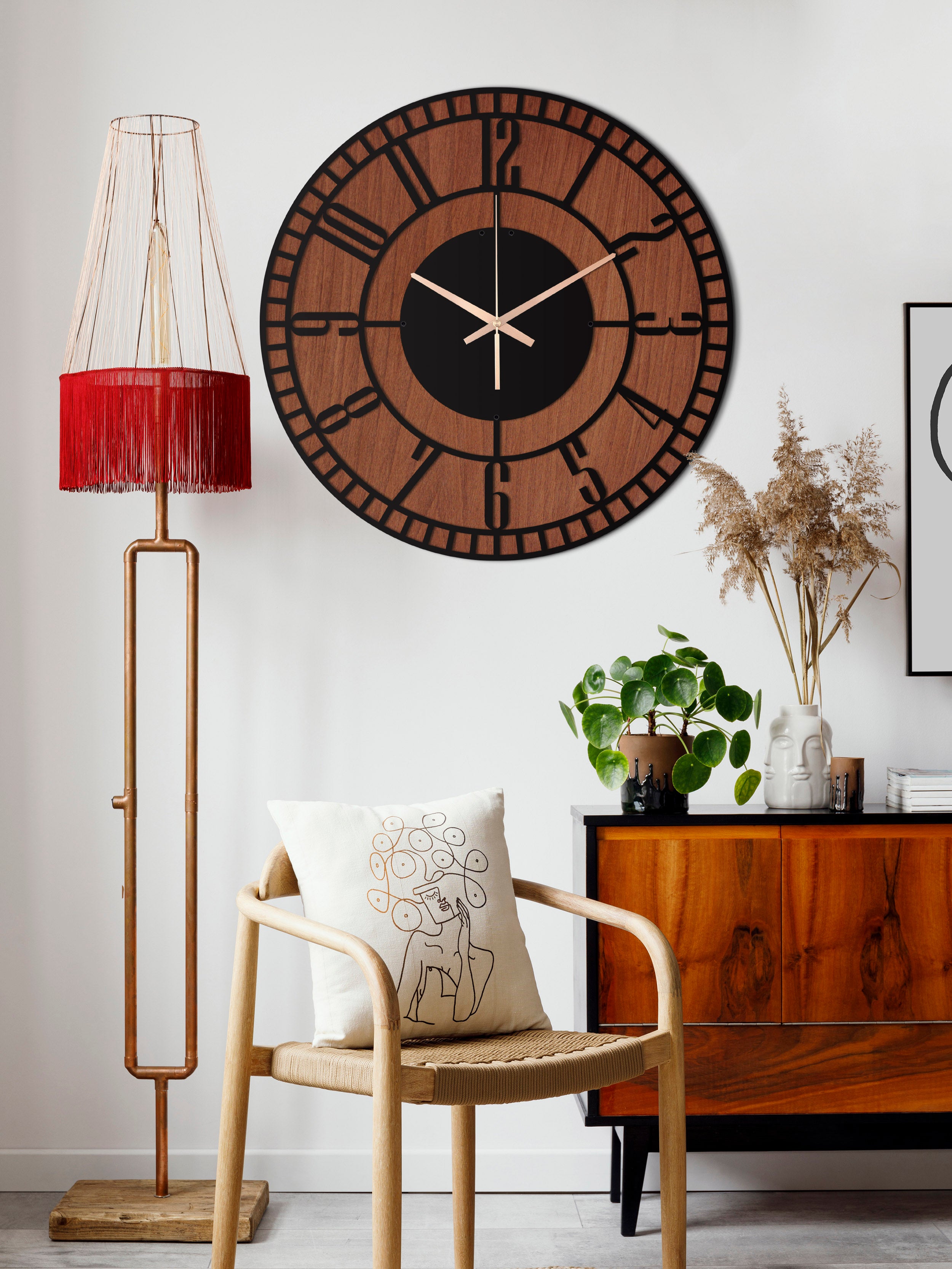 Large Metal Wall Clock, Wooden Wall Clock, Unique Wall Clock, Black Wall Clock, Small Wall Clock, Oversized Wall Clock, Clocks For Wall