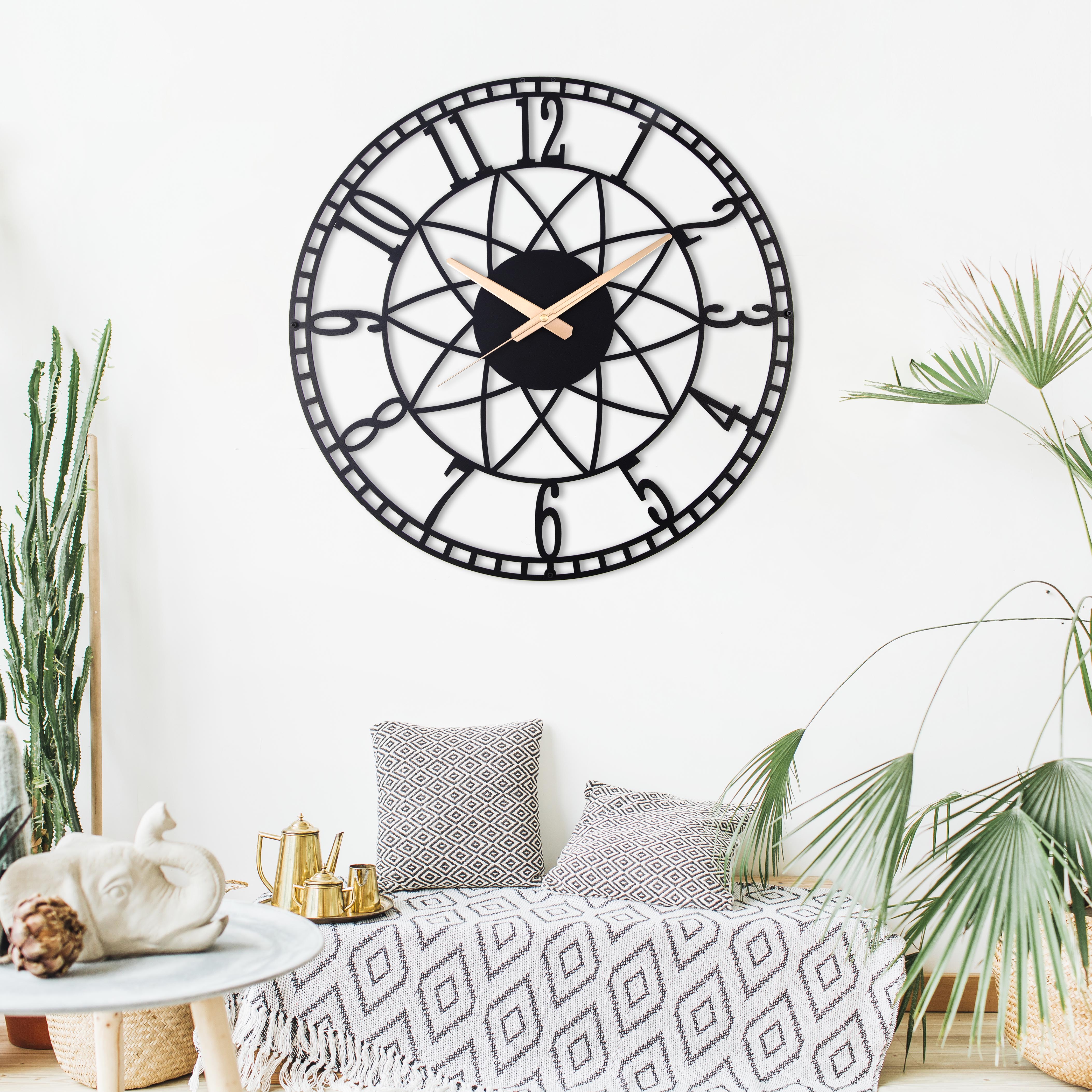 Star Flower Wall Clock